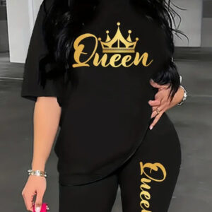 Printed Drop Shoulder T-Shirt Graphic Tees Women Tops